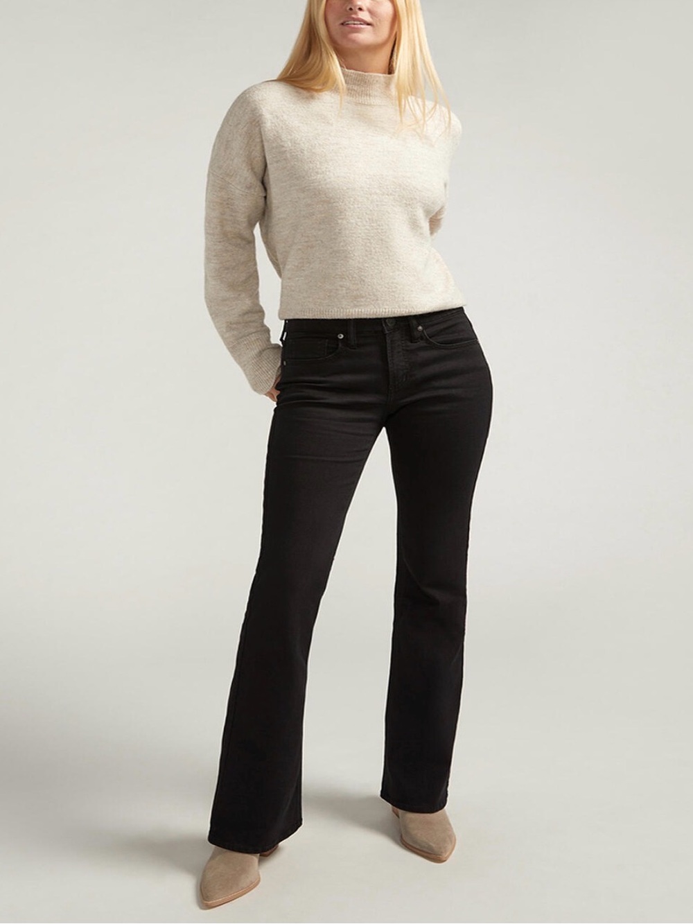 Suki Mid Rise Bootcut Luxe Stretch Jeans